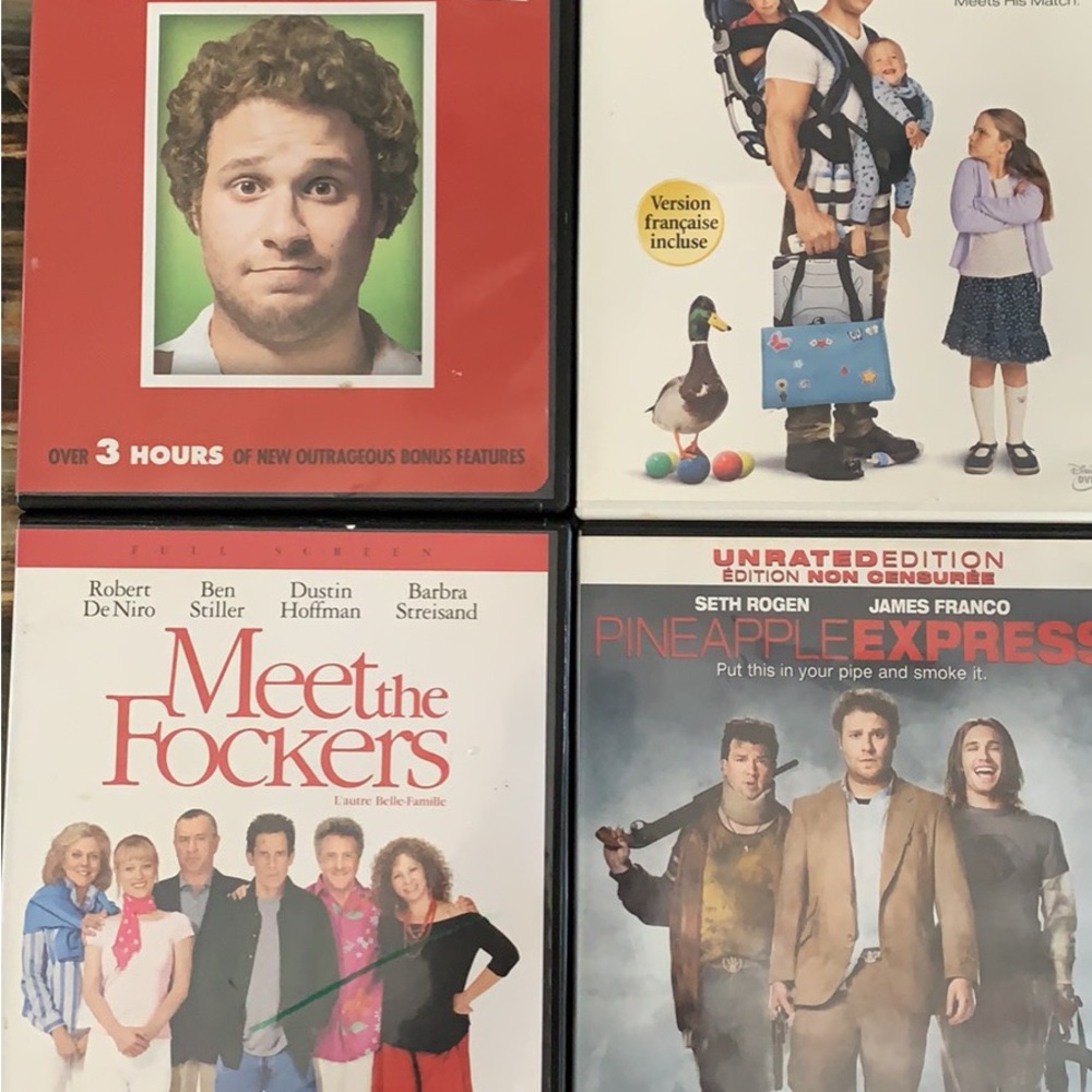 SALE!!! Set of four comedy DVD